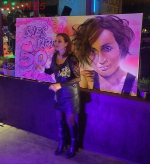 Graffiti Live Painting Sole Party 50 Aniversario Fiesta 300x100000